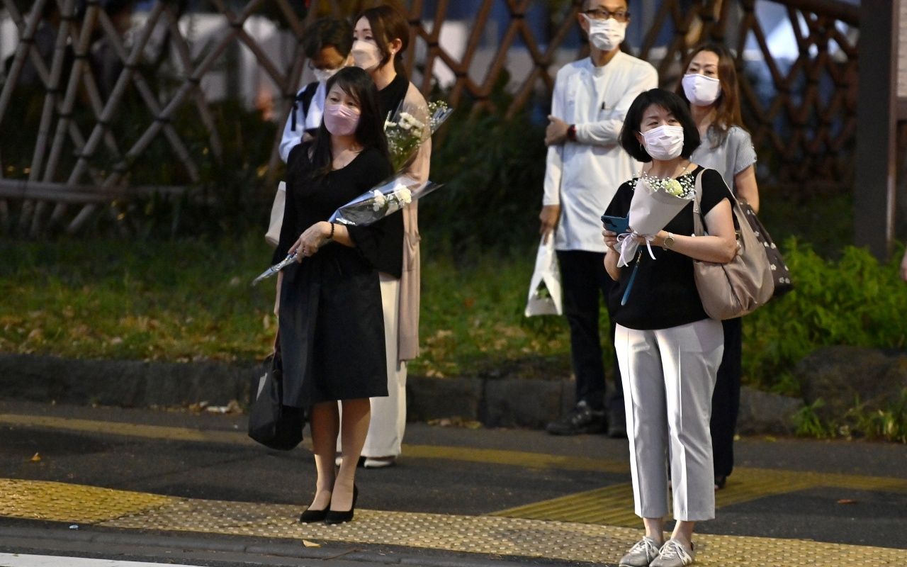 Suikasta uğrayan eski Japonya Başbakanı Abe Şinzo için cenaze töreni yapıldı 14