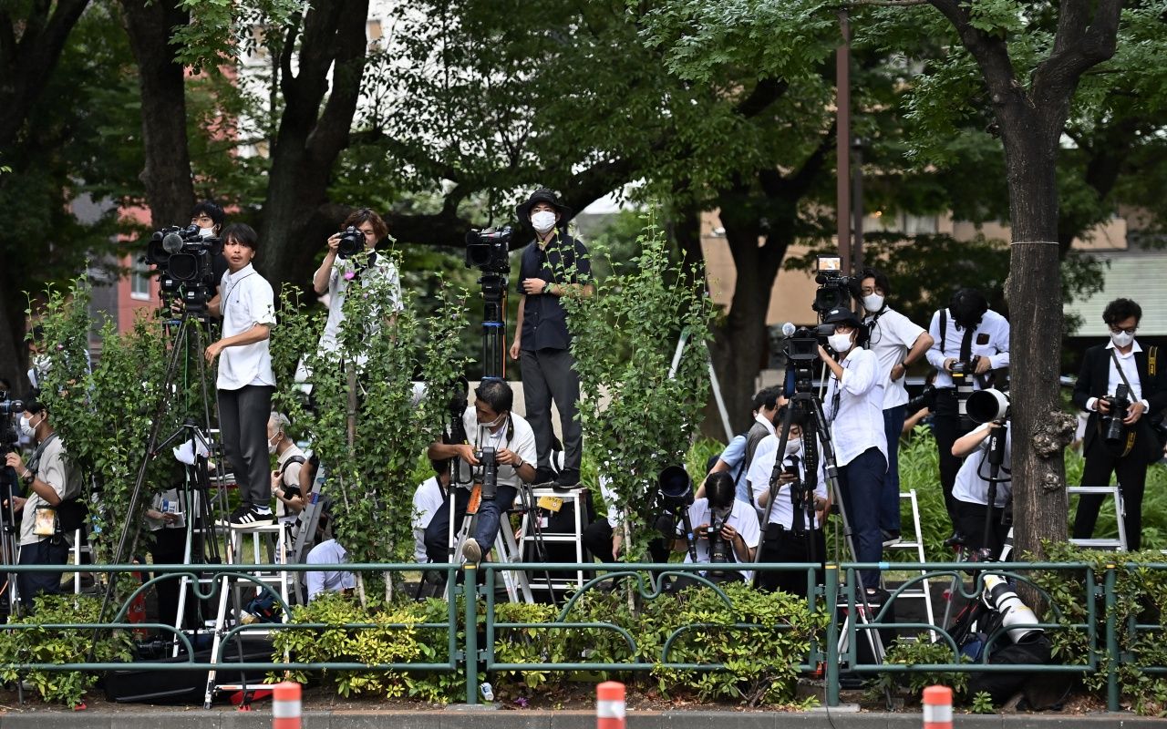 Suikasta uğrayan eski Japonya Başbakanı Abe Şinzo için cenaze töreni yapıldı 10