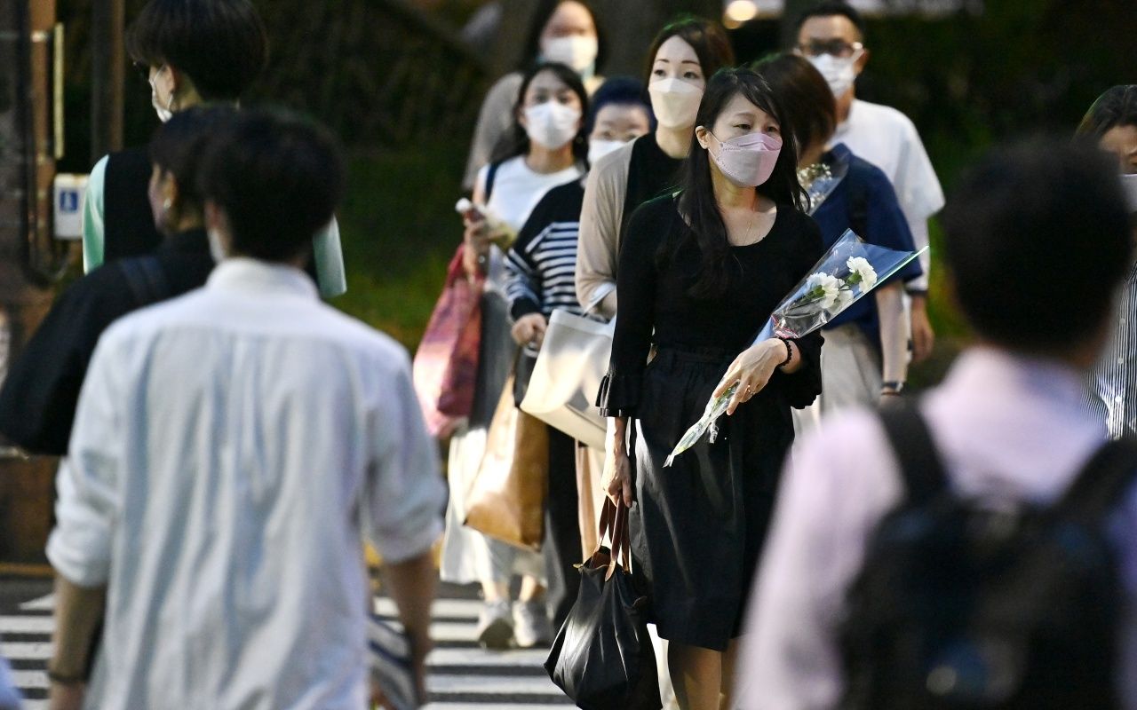 Suikasta uğrayan eski Japonya Başbakanı Abe Şinzo için cenaze töreni yapıldı 27