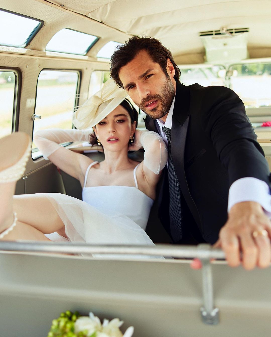 Serkan Çayoğlu ile Özge Gürel, Almanya'da evlendi! İşte nikahtan ilk kareler... 3