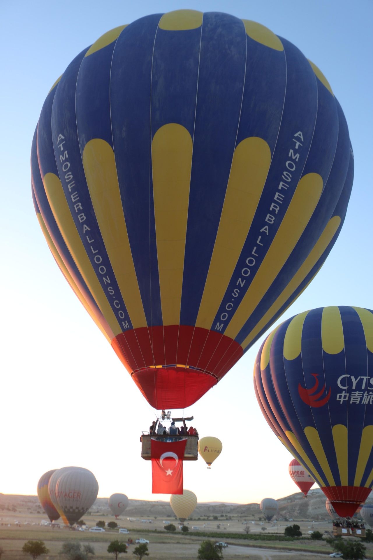 Kapadokya'da balonlar 15 Temmuz için havalandı 5