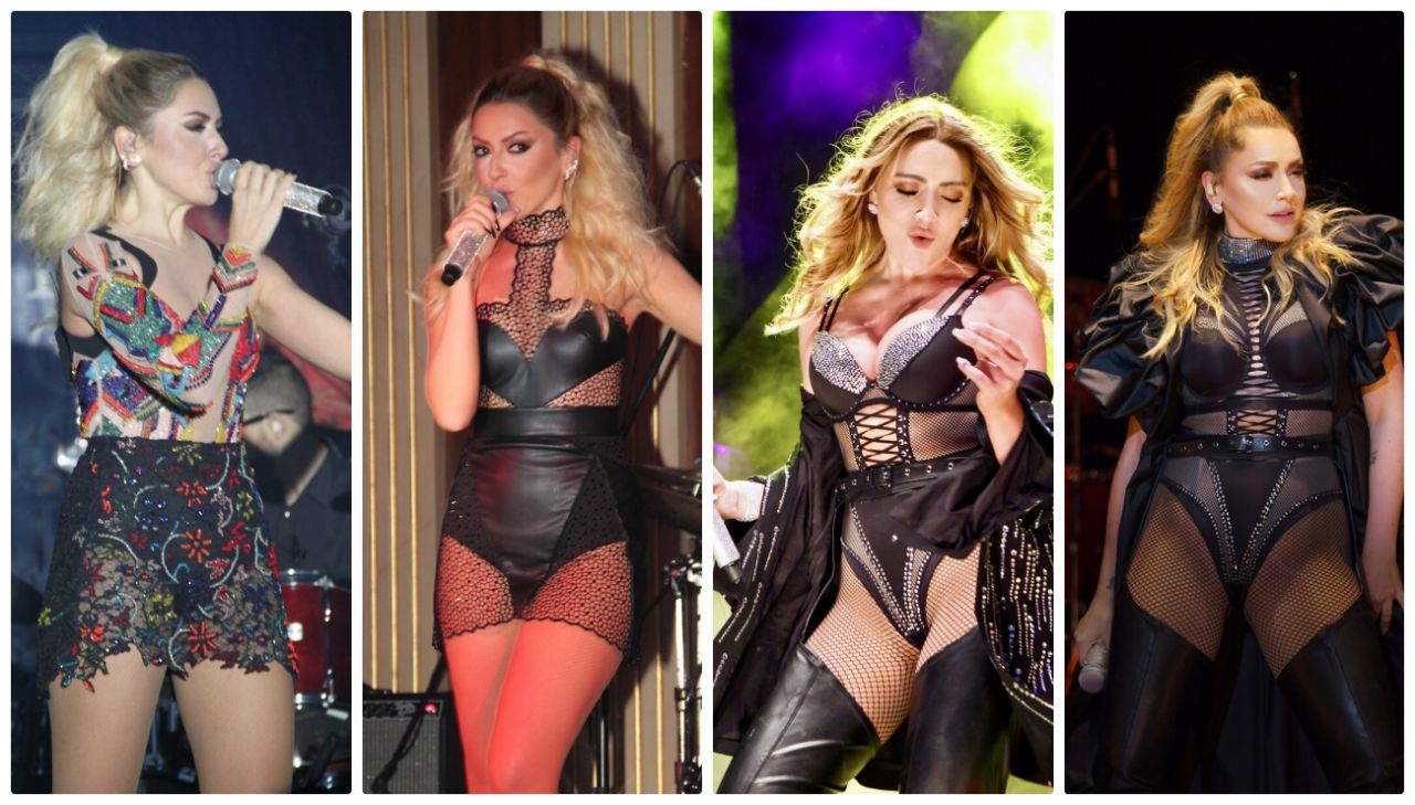 Hadise'nin konser tarzı... Mayo gitti, yerine tayt geldi 1