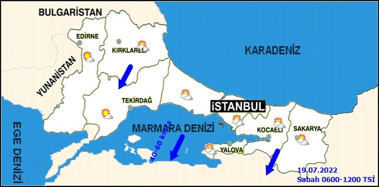 Meteoroloji sarı kodla uyardı! Marmara’da fırtına bekleniyor 7
