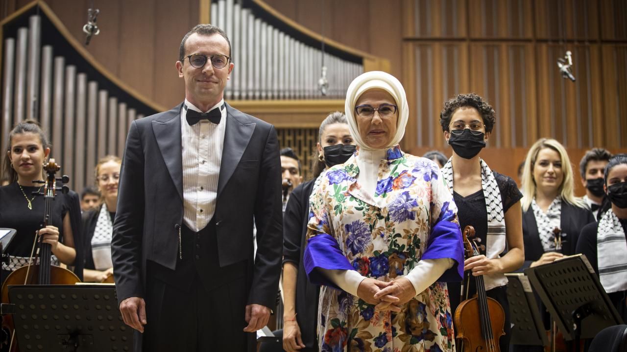 Emine Erdoğan Filistinli sanatçıların "Barış Konseri"ni izledi 8
