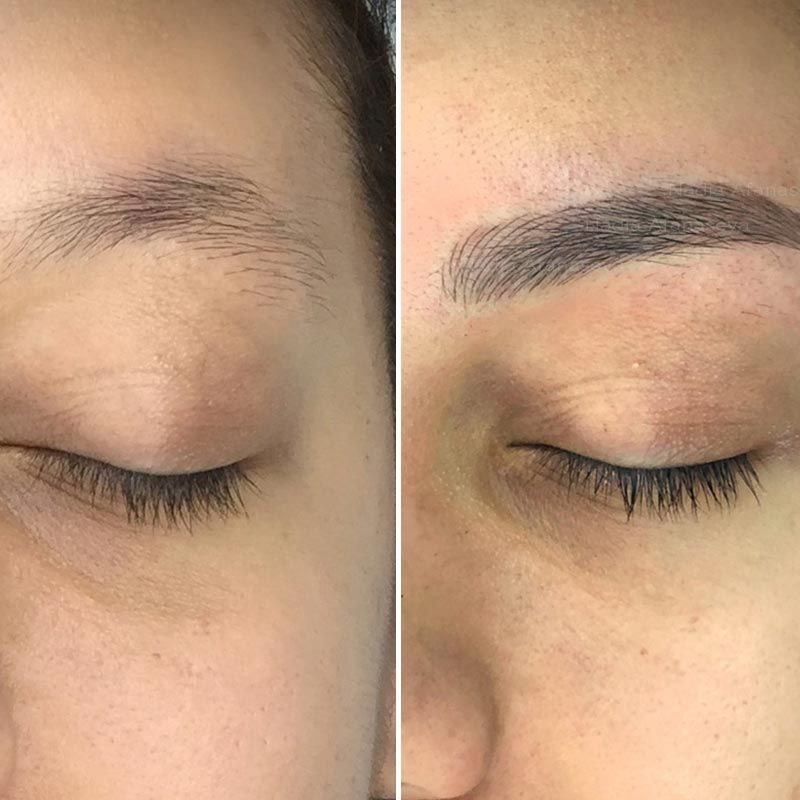 Doğal görünümlü kaşlar için Microblading önerisi 4