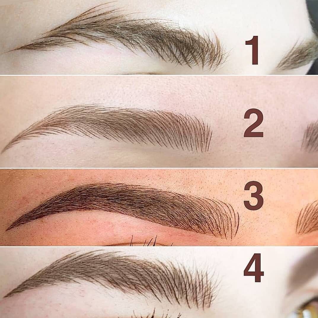 Doğal görünümlü kaşlar için Microblading önerisi 5
