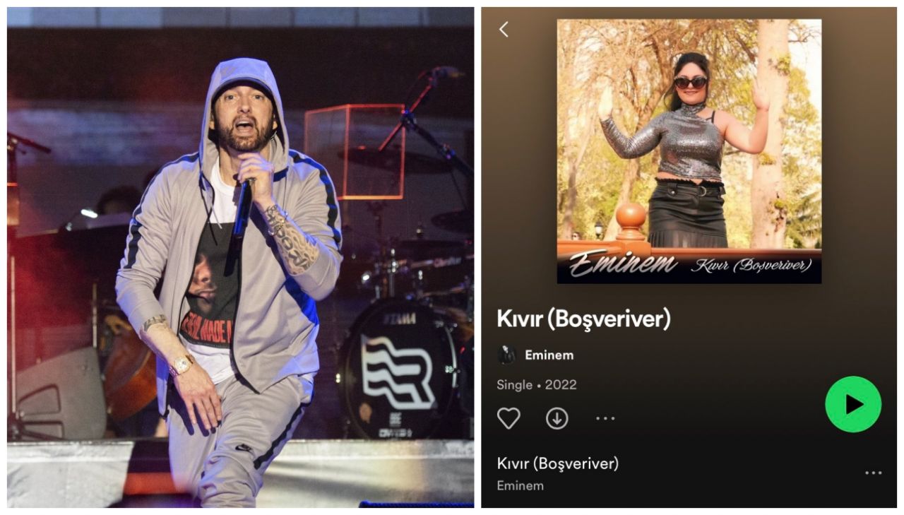 Spotify'dan görülmemiş hata! Eminem'in listesine yanlışlıkla eklenen Türkçe şarkı sosyal medyada gündem oldu 1
