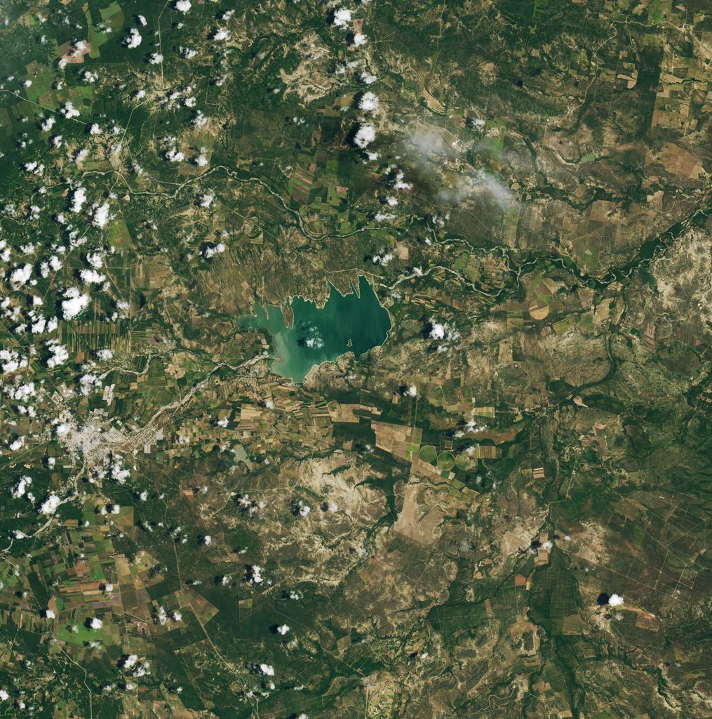 NASA, Meksika'da kuraklığın geldiği boyutu uzaydan fotoğrafladı 3