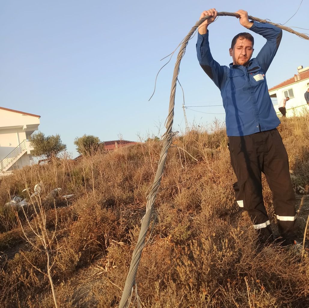 Elektrik telleri koptu, Avşa Adası saatlerce elektriksiz kaldı 2