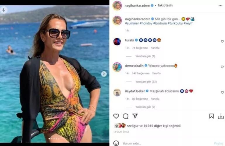 Nagihan Karadere'nin mayolu karelerine Turabi Çamkıran'dan yorum! 6