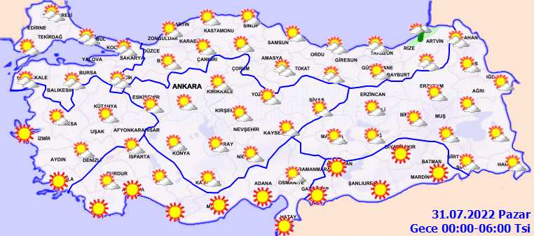 Yazın en sıcak günleri bugün başlıyor! Kavrulacağız... İşte 30 Temmuz Cumartesi Türkiye geneli hava durumu... 6
