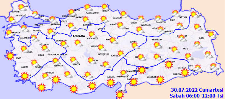 Yazın en sıcak günleri bugün başlıyor! Kavrulacağız... İşte 30 Temmuz Cumartesi Türkiye geneli hava durumu... 3