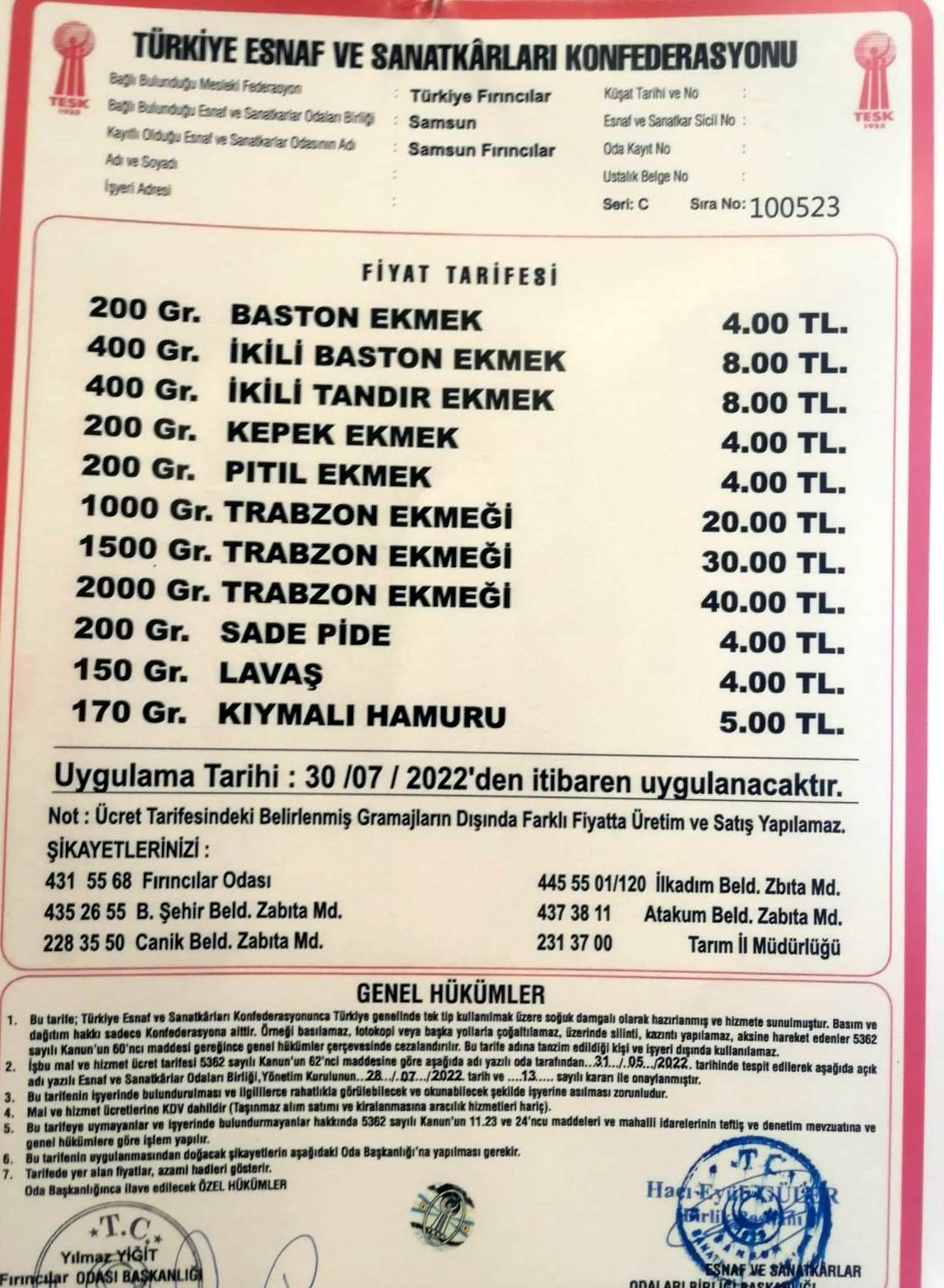 Samsun'da ekmeğe zam geldi: Fırına giden vatandaş şaşırdı... 200 gram ekmek 4 TL oldu! 4