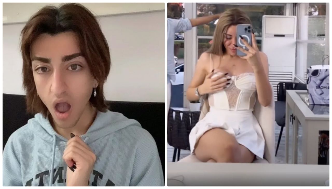 Cinsiyet değiştiren Mika Raun son halini paylaştı! Derin göğüs dekoltesiyle sosyal medyayı salladı 2