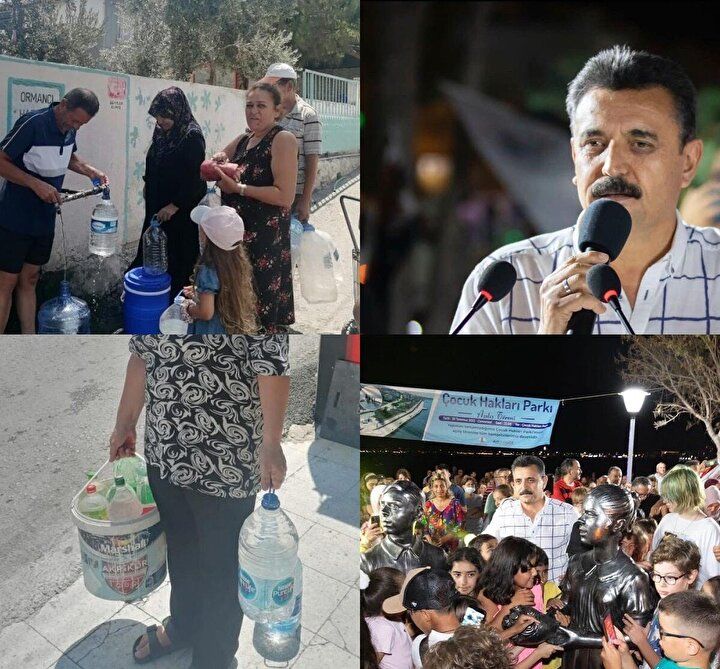 İzmir Dikili günlerdir susuzluktan kıvranırken CHP'li başkan heykel açma derdinde! 9