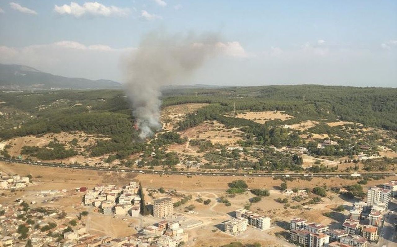 İzmir'deki orman yangını kontrol altına alındı 4