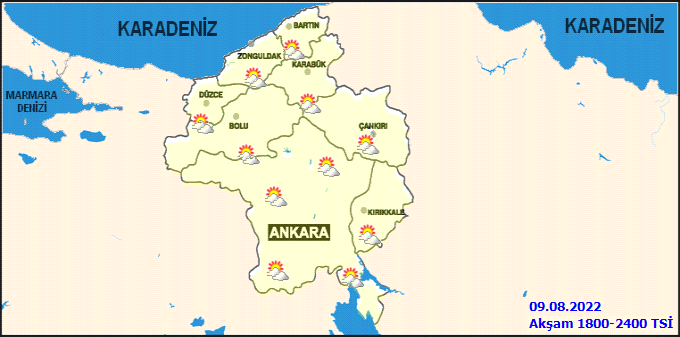 Ankara için gök gürültülü sağanak yağış uyarısı! 1