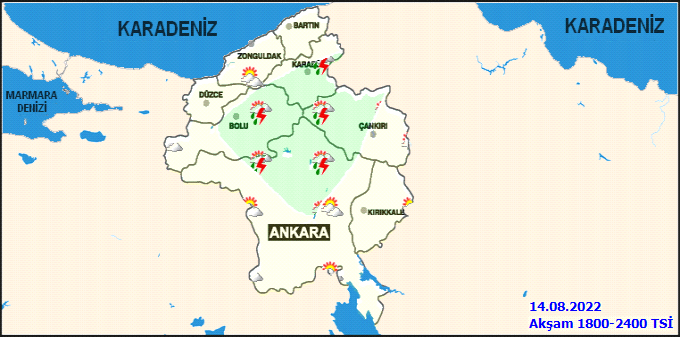 Ankara Valiliği'nden kuvvetli yağış uyarısı 1