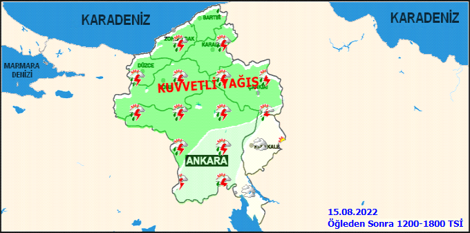Ankara Valiliği'nden kuvvetli yağış uyarısı 4