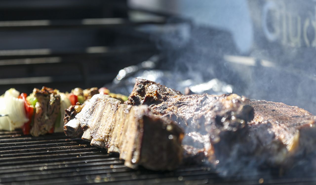 Şefler en lezzetli 'asado'yu pişirmek için yarıştı 19