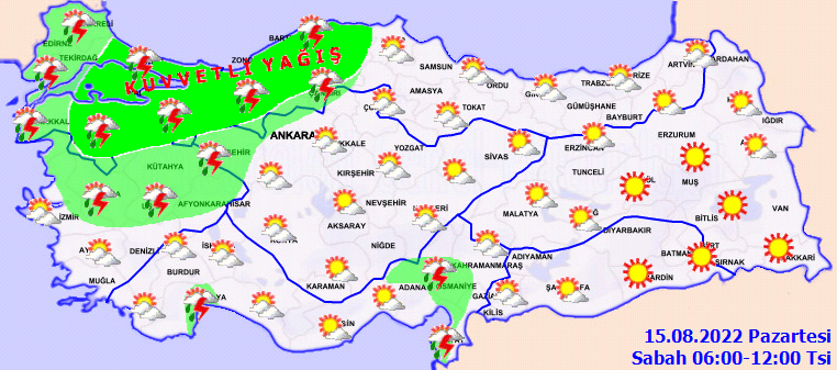 Meteoroloji'den 17 ile 'sarı' uyarı: Sel, dolu ve kuvvetli rüzgar bekleniyor! 4