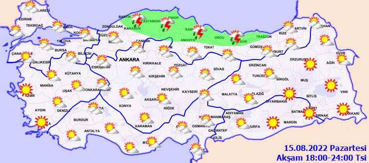 Meteoroloji'den 17 ile 'sarı' uyarı: Sel, dolu ve kuvvetli rüzgar bekleniyor! 6