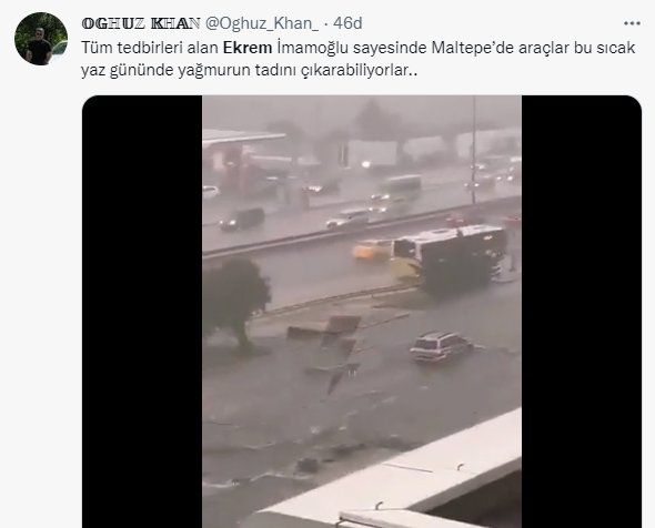 Sel felaketinde yine Ekrem İmamoğlu gündemde!  'Sorunu çözdük' dediği yerleri sel aldı 1