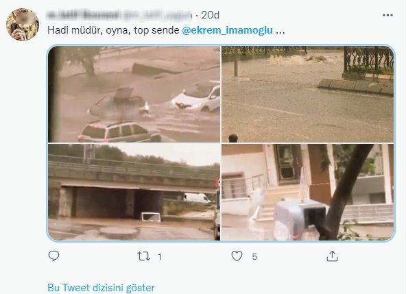 Sel felaketinde yine Ekrem İmamoğlu gündemde!  'Sorunu çözdük' dediği yerleri sel aldı 7