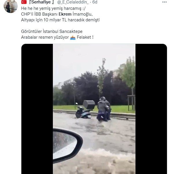 Sel felaketinde yine Ekrem İmamoğlu gündemde!  'Sorunu çözdük' dediği yerleri sel aldı 8