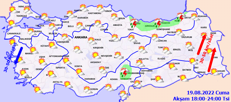 İstanbul için sağanak yağış uyarısı! İstanbul hava durumu 19 Ağustos Cuma 5