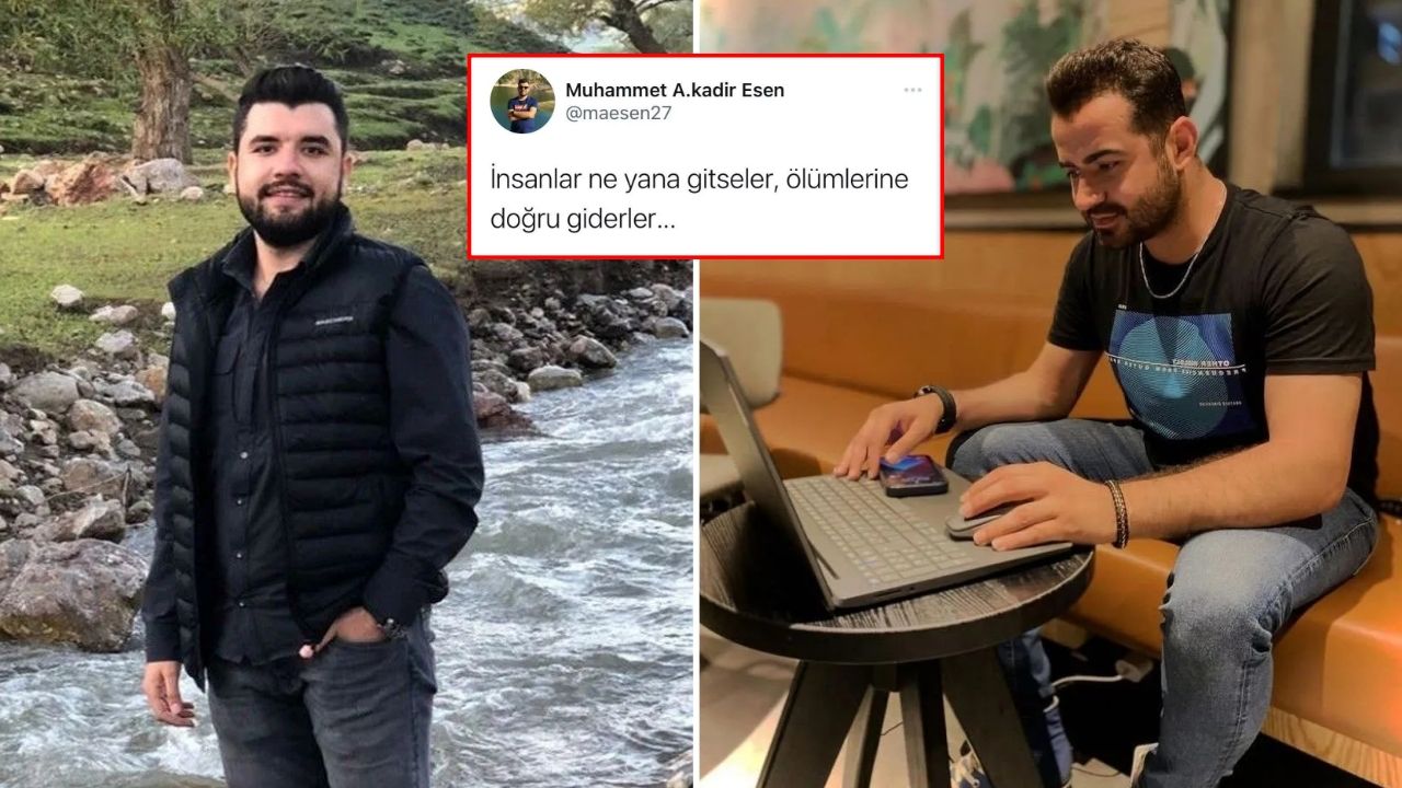 Gaziantep'teki feci kazada hayatını kaybeden gazetecinin son paylaşımı duygulandırdı: Ölümlerine doğru giderler... 1