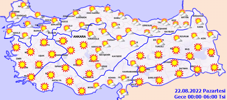 Meteoroloji Genel Müdürlüğü sağanak yağış uyarısı verdi! 21 Ağustos Pazar hava durumu tahminleri 4