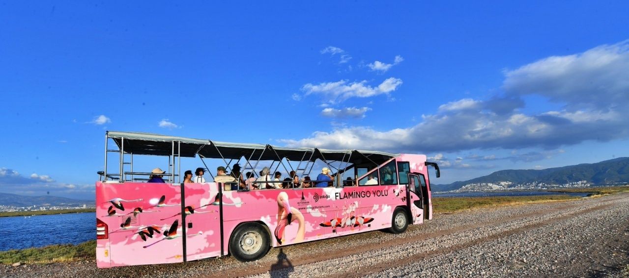 İzmir’in kuş cenneti Flamingo Yolu, ziyaretçilerini kendine hayran bırakıyor 2