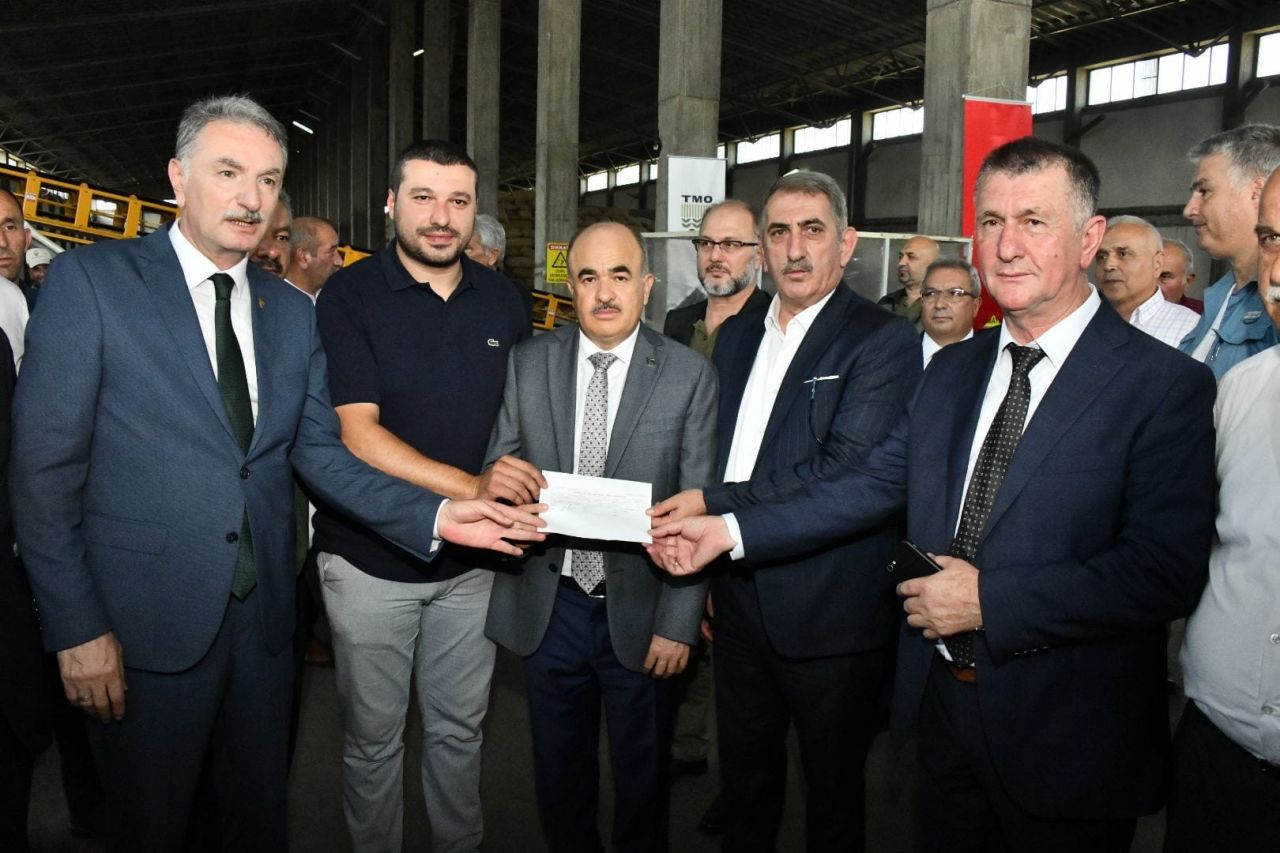 Samsun’da sezonun ilk fındığı Toprak Mahsulleri Ofisi'ne kilosu 56 liradan satıldı 4