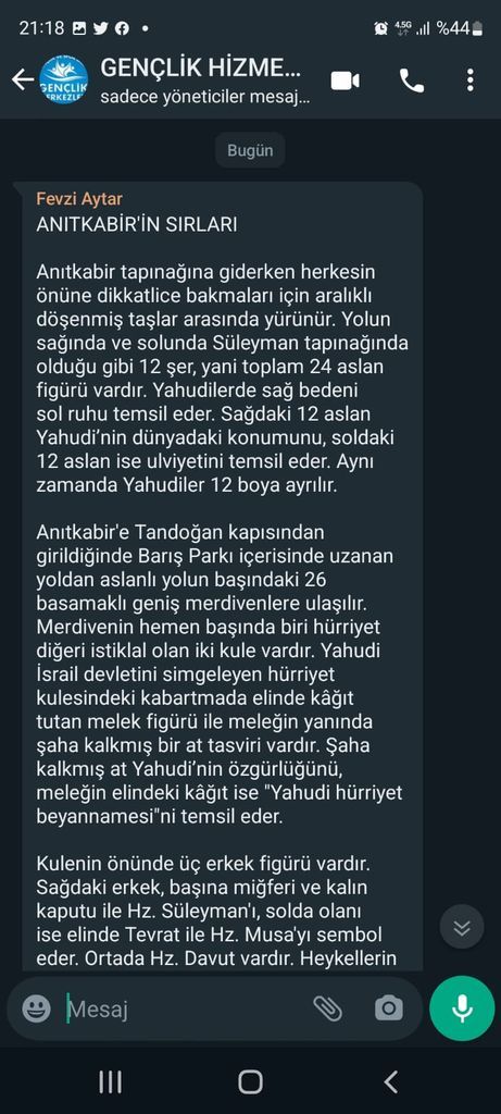 Atatürk ve Anıtkabir’i Yahudilikle ilişkilendiren müdür paylaşımına soruşturma açıldı 4