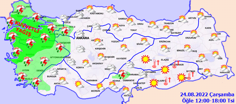 Meteoroloji'den 10 ile 'sarı' ve 'turuncu' kodlu uyarı: Ani sel ve su baskınları yaşanabilir! 4