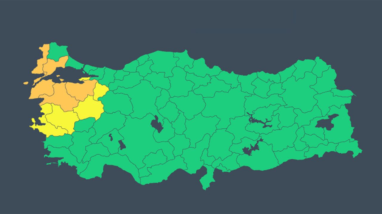 Meteoroloji'den 10 ile 'sarı' ve 'turuncu' kodlu uyarı: Ani sel ve su baskınları yaşanabilir! 2