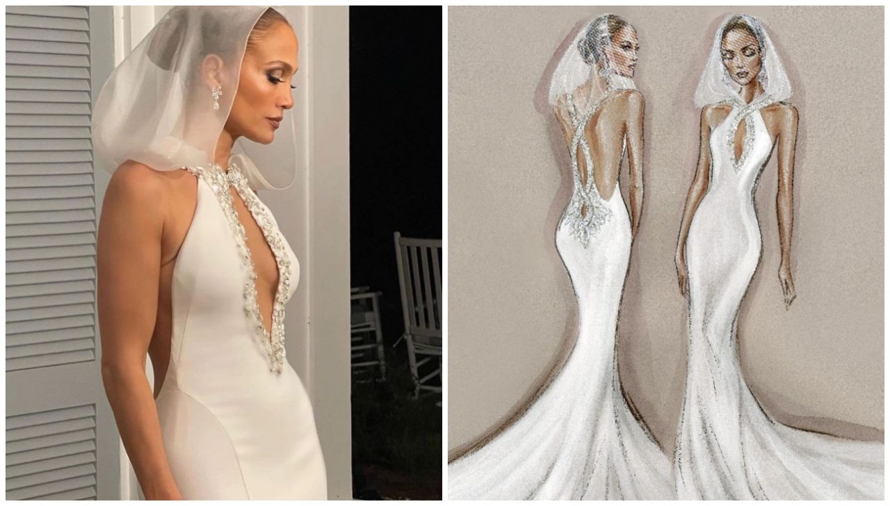 Ben Affleck ile evlenen Jennifer Lopez'in düğünde giydiği gelinlikler ortaya çıktı 4