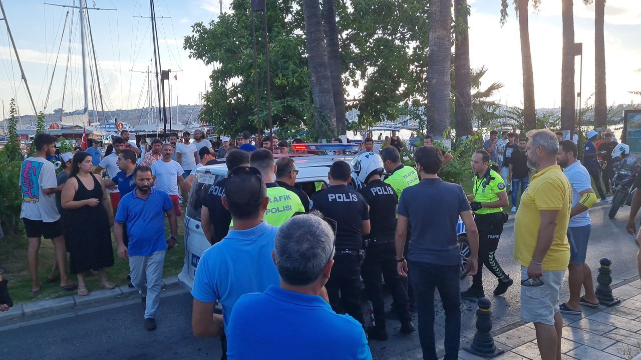 Bodrum’da tekne çalışanları ile müşterileri birbirine girdi: 1 polis yaralandı 6
