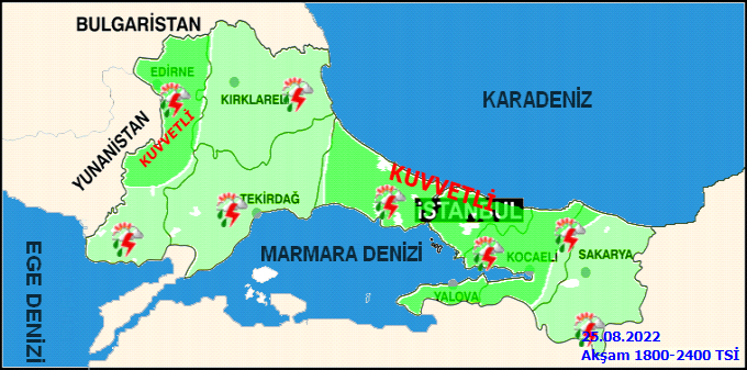 İstanbullular dikkat! Meteoroloji kuvvetli yağış uyarısı yaptı 3