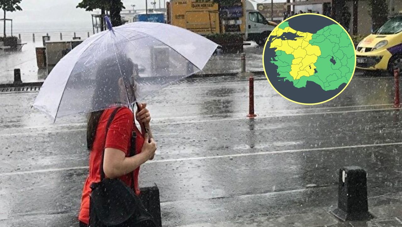 Meteoroloji'den İstanbul dahil 17 ile 'sarı' kodlu uyarı: Kuvvetli sağanak geliyor! Bu saatlere dikkat... 1
