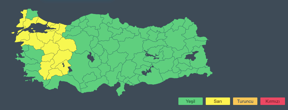 Meteoroloji'den İstanbul dahil 17 ile 'sarı' kodlu uyarı: Kuvvetli sağanak geliyor! Bu saatlere dikkat... 2