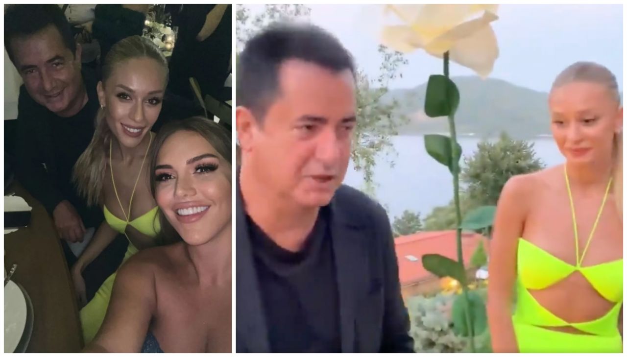 Ayrıldıkları iddia edilmişti... Acun Ilıcalı ile Çağla Altunkaya, Demet Özdemir - Oğuzhan Koç çiftinin düğününde ortaya çıktı 2