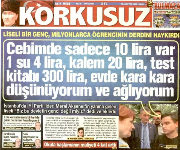Tiyatroya doymadılar! 'Geçinemiyoruz' diyen genç İYİ Partili çıktı! 6