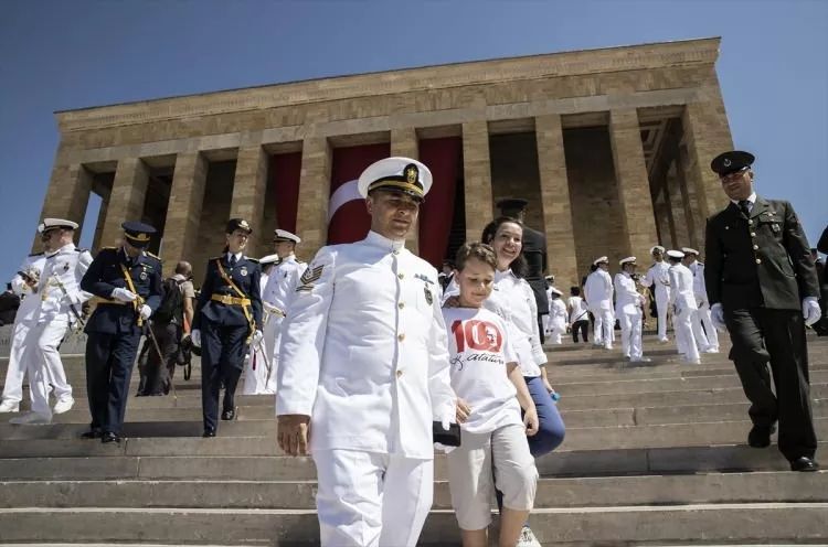 Cumhurbaşkanı Erdoğan ve devlet erkanı Anıtkabir'de! İşte önemli anlar... 20