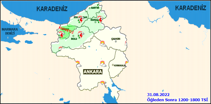 Ankara’da güneş yüzünü gösterecek! Yarınki Ankara hava durumu 1