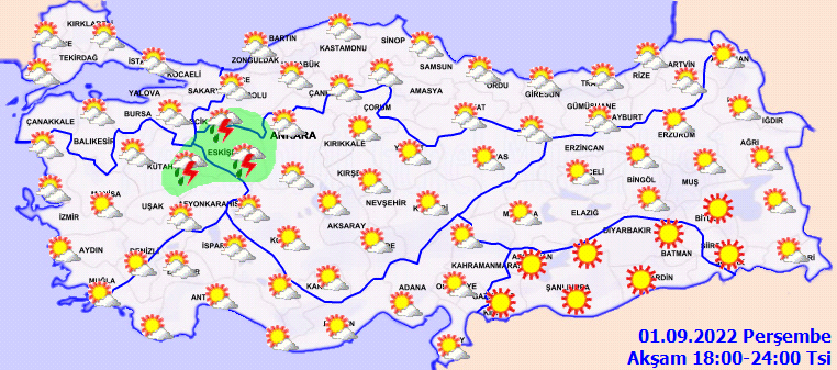 İstanbul 1 Eylül'den itibaren sağanak yağış altında! Meteoroloji 5 günlük harita yayınladı... 5