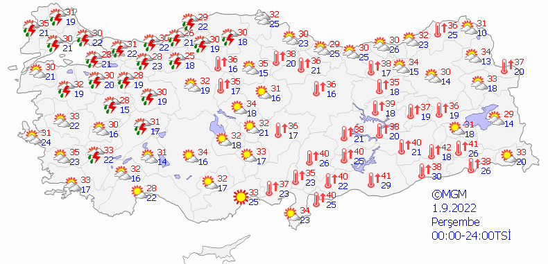İstanbul 1 Eylül'den itibaren sağanak yağış altında! Meteoroloji 5 günlük harita yayınladı... 7