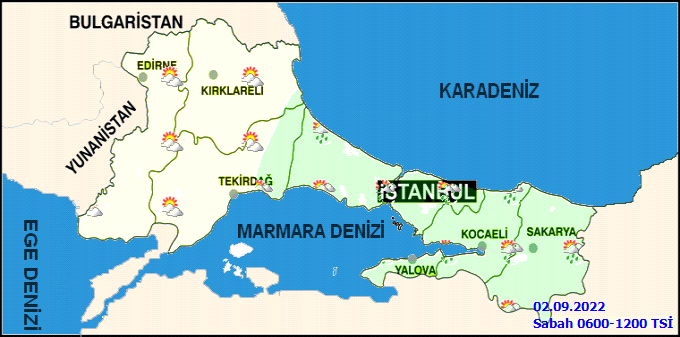 Meteoroloji İstanbul için yağış uyarısı yaptı ve saat verdi! İşte 2 Eylül İstanbul hava durumu 1