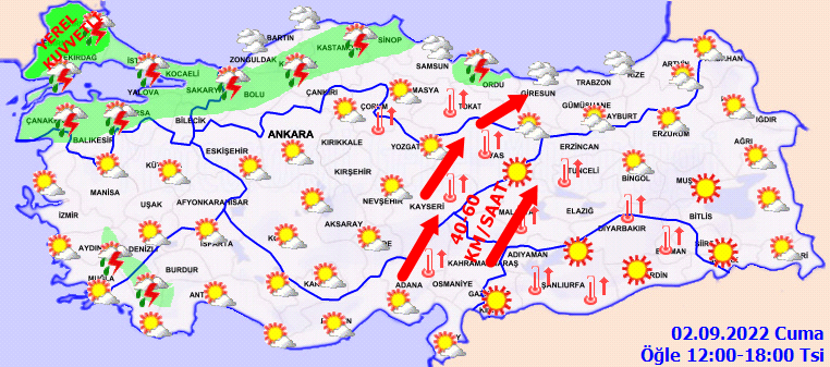 Meteoroloji'den 3 ile sarı kodlu uyarı: Dolu ve hortum riski var! 4